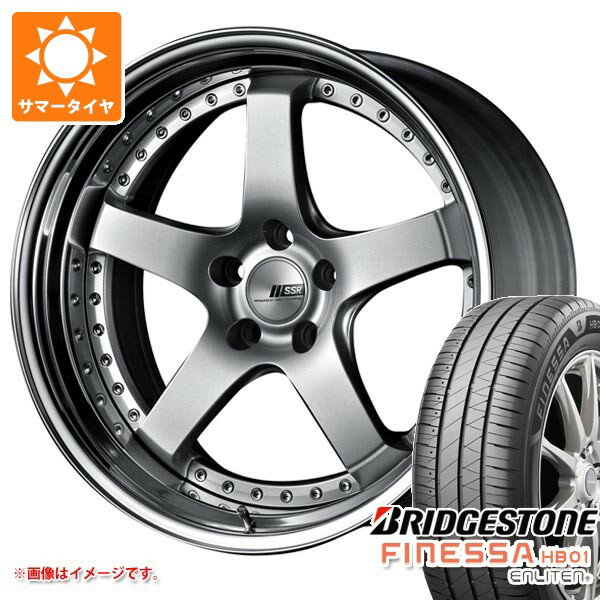 【タイヤ交換対象】サマータイヤ 235/45R18 98W XL ブリヂストン フィネッサ HB01 SSR プロフェッサー SP4 8.0-18 タイヤホイール4本セット