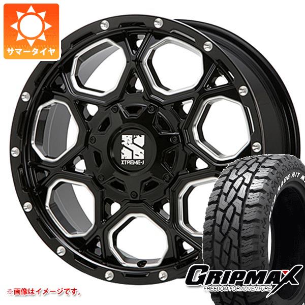 【タイヤ交換対象】エクリプスクロス GK系用 サマータイヤ グリップマックス マッドレイジ R/T MAX LT215/70R16 100/97R ホワイトレター MLJ エクストリームJ XJ06 7.0-16 タイヤホイール4本セット