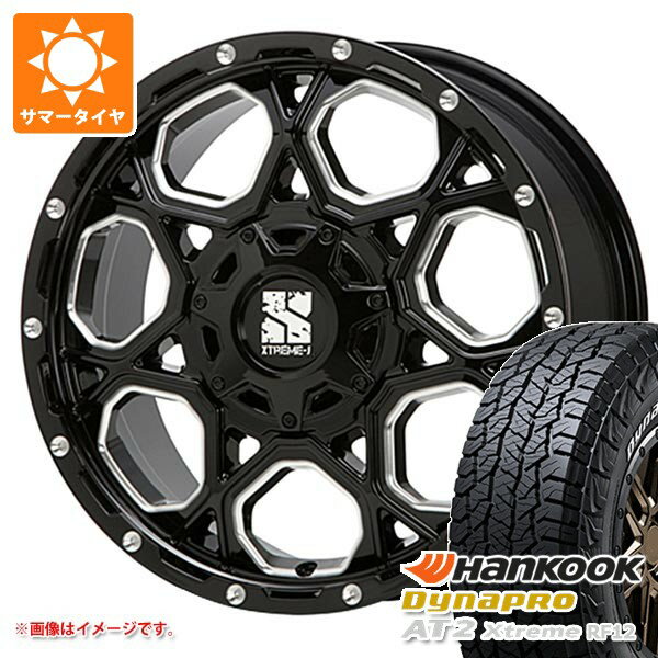 【タイヤ交換対象】トヨタ RAV4 50系用 サマータイヤ ハンコック ダイナプロAT2 エクストリーム RF12 225/70R16 103T ホワイトレター MLJ エクストリームJ XJ06 7.0-16 タイヤホイール4本セット
