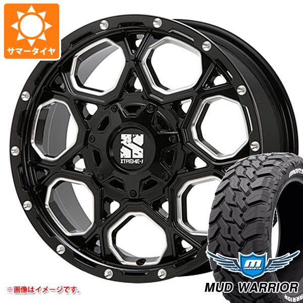 【タイヤ交換対象】CX-5 KE/KF系用 サマータイヤ モンスタ マッドウォーリアー LT235/70R16 104/101Q ホワイトレター MLJ エクストリームJ XJ06 7.0-16 タイヤホイール4本セット
