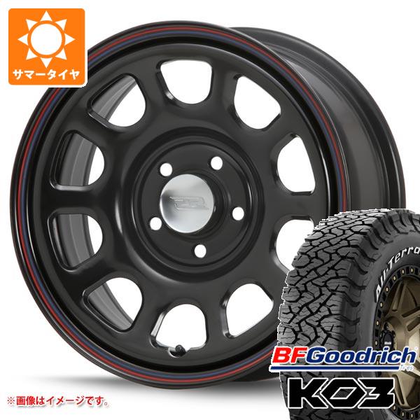 【タイヤ交換対象】エクリプスクロス GK系用 2025年製 サマータイヤ BFグッドリッチ オールテレーンT/A KO3 LT215/70R16 100/97S ホワイトレター MLJ デイトナ SS 7.0-16 タイヤホイール4本セット