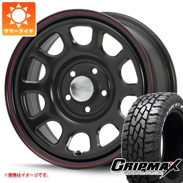 【タイヤ交換対象】エクリプスクロス GK系用 サマータイヤ グリップマックス マッドレイジ R/T MAX LT215/70R16 100/97R ホワイトレター MLJ デイトナ SS 7.0-16 タイヤホイール4本セット