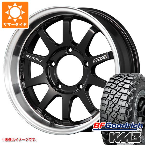【タイヤ交換対象】5本セット スズキ ジムニーノマド JC74W用 サマータイヤ BFグッドリッチ マッドテレーンT/A KM3 LT225/75R16 115/112Q レイズ エーラップ J 6.0-16 タイヤホイール5本セット