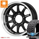 【タイヤ交換対象】スズキ ジムニーノマド JC74W用 サマータイヤ モンスタ マッドウォーリアー LT215/70R16 107/105Q ホワイトレター レイズ エーラップ J 6.0-16 タイヤホイール4本セット