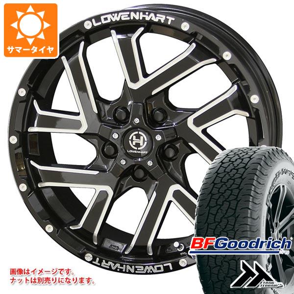 【タイヤ交換対象】エクリプスクロス GK系用 サマータイヤ BFグッドリッチ トレールテレーンT/A 225/65R17 102T アウトラインホワイトレター レーベンハート GXL206 7.0-17 タイヤホイール4本セット