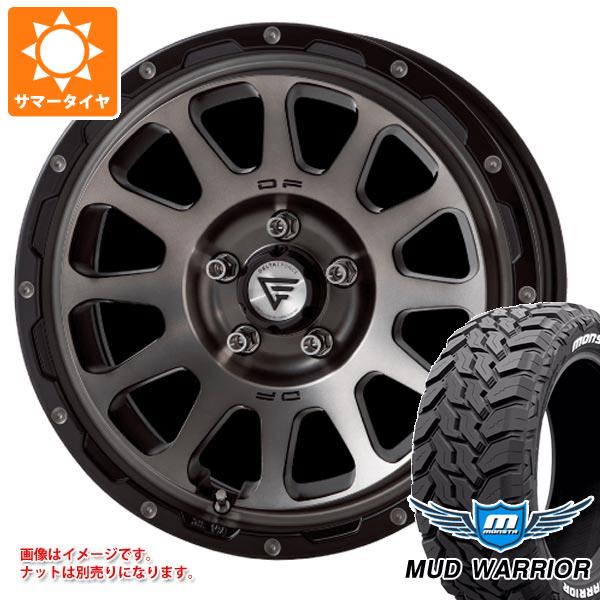 【タイヤ交換対象】エクリプスクロス GK系用 サマータイヤ モンスタ マッドウォーリアー LT235/70R16 104/101Q ホワイトレター デルタフォース オーバル 7.0-16 タイヤホイール4本セット