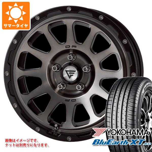 【タイヤ交換対象】エクリプスクロス GK系用 サマータイヤ ヨコハマ ブルーアースXT AE61 215/70R16 100H デルタフォース オーバル 7.0-16 タイヤホイール4本セット
