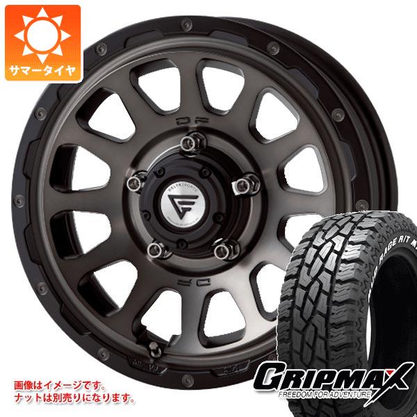【タイヤ交換対象】5本セット スズキ ジムニーノマド JC74W用 サマータイヤ グリップマックス マッドレイジ R/T MAX LT185/85R16 105/103Q ホワイトレター デルタフォース オーバル 6.0-16 タイヤホイール5本セット