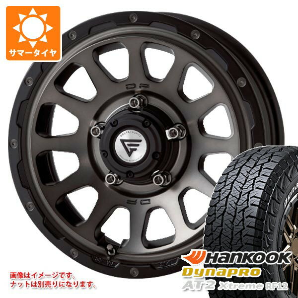 【タイヤ交換対象】5本セット スズキ ジムニーノマド JC74W用 サマータイヤ ハンコック ダイナプロAT2 エクストリーム RF12 225/70R16 103T ホワイトレター デルタフォース オーバル 6.0-16 タイヤホイール5本セット