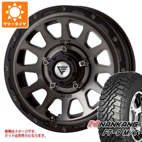 【タイヤ交換対象】ジムニー用 サマータイヤ ナンカン FT-9 M/T 175/80R16 91S ホワイトレター デルタフォース オーバル 5.5-16 タイヤ..