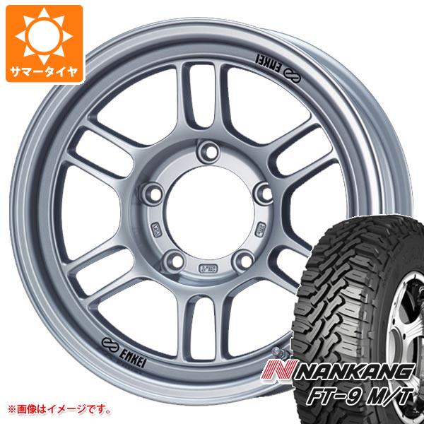 【タイヤ交換対象】5本セット ジムニー用 サマータイヤ ナンカン FT-9 M/T 175/80R16 91S ホワイトレター エンケイ オールロード RPT1 5.5-16 タイヤホイール5本セット