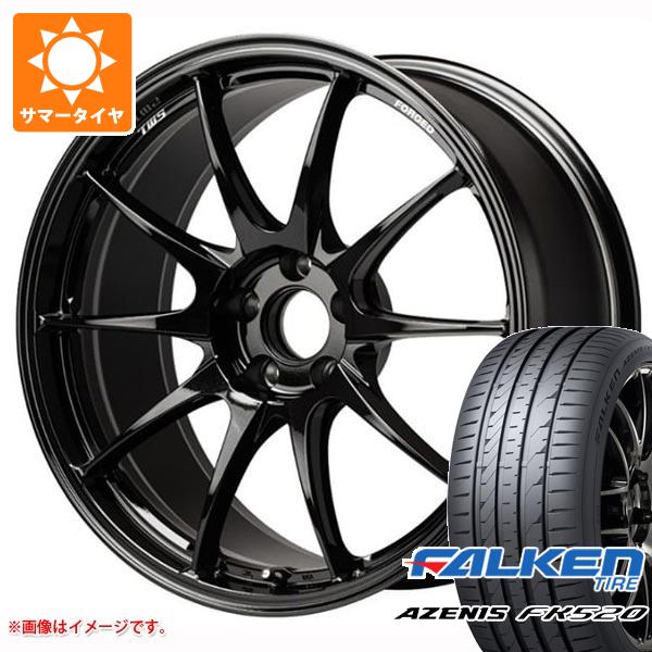 夏季輪胎 - 【タイヤ交換対象】サマータイヤ 225/55R19 99W ファルケン アゼニス FK520L TWS モータースポーツ RS317 8.5-19 タイヤホイール4本セット