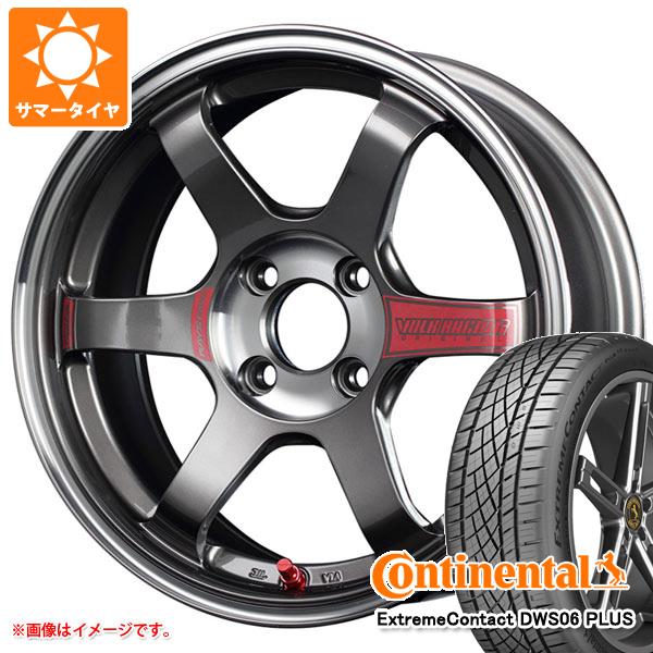 【タイヤ交換対象】サマータイヤ 205/45R16 83W コンチネンタル エクストリームコンタクト DWS06 プラス レイズ ボルクレーシング TE37 ソニック SL 6.5-16 タイヤホイール4本セット