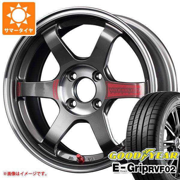 【タイヤ交換対象】サマータイヤ 185/65R15 88H グッドイヤー エフィシエントグリップ RVF02 レイズ ボルクレーシング TE37 ソニック SL 6.0-15 タイヤホイール4本セット