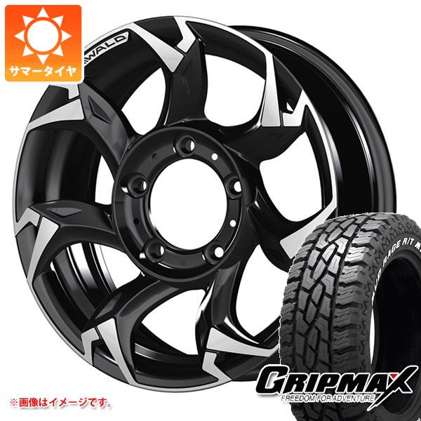 【タイヤ交換対象】5本セット スズキ ジムニーノマド JC74W用 サマータイヤ グリップマックス マッドレイジ R/T MAX LT185/85R16 105/103Q ホワイトレター ヴァルド ボルサリノ SUV 5.5-16 タイヤホイール5本セット