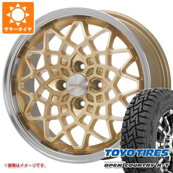 【タイヤ交換対象】キャリイ DA16T用 2025年製 サマータイヤ トーヨー オープンカントリー R/T 165/80R14 97/95N ホワイトレター MLJ ハイペリオン カルマ 5.0-14 タイヤホイール4本セット