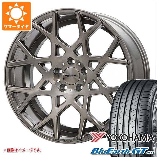 【タイヤ交換対象】サマータイヤ 245/35R19 93W XL ヨコハマ ブルーアースGT AE51 MLJ ハイペリオン CVZ 8.5-19 タイヤホイール4本セット