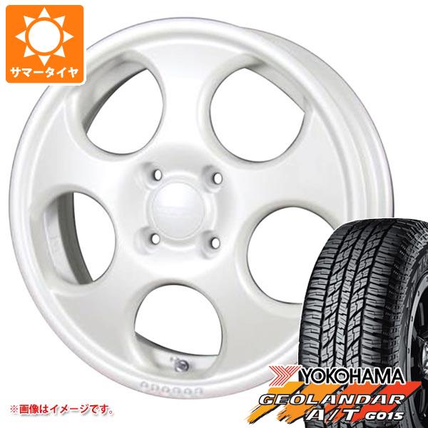 【タイヤ交換対象】キャリイ DA16T用 2025年製 サマータイヤ ヨコハマ ジオランダー A/T G015 165/60R15 77H ブラックレター MLJ ハイペリオン ポポロ 4.5-15 タイヤホイール4本セット