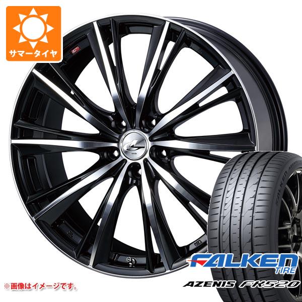 【タイヤ交換対象】サマータイヤ 245/40R19 98Y XL ファルケン アゼニス FK520L レオニス WX 8.0-19 タイヤホイール4本セット
