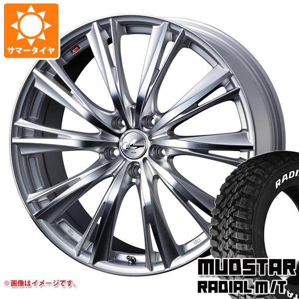 【タイヤ交換対象】サマータイヤ 165/60R15 77S マッドスター ラジアル M/T ホワイトレター レオニス WX 4.5-15 タイヤホイール4本セット