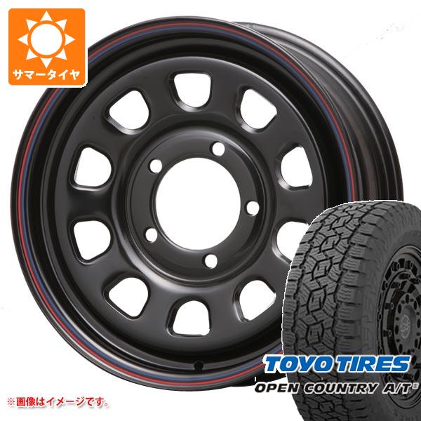 【タイヤ交換対象】5本セット ジムニー用 サマータイヤ トーヨー オープンカントリー A/T3 175/80R16 91S MLJ デイトナ SS 5.5-16 タイヤホイール5本セット