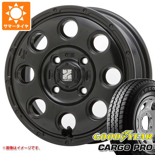 【タイヤ交換対象】キャリイ DA16T用 サマータイヤ グッドイヤー カーゴ プロ 165/80R14 97/95N (165R14 8PR相当) MLJ エクストリームJ KK03 4.5-14 タイヤホイール4本セット