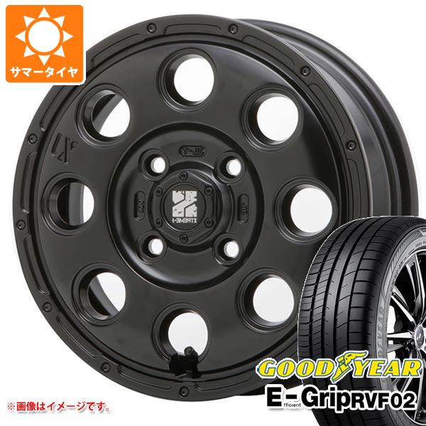 【タイヤ交換対象】サマータイヤ 155/65R13 73H グッドイヤー エフィシエントグリップ RVF02 MLJ エクストリームJ KK03 4.0-13 タイヤホイール4本セット