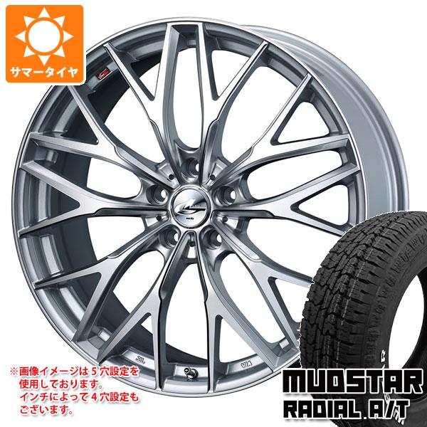 【タイヤ交換対象】サマータイヤ 165/60R15 77S マッドスター ラジアル A/T ホワイトレター レオニス MX 4.5-15 タイヤホイール4本セット