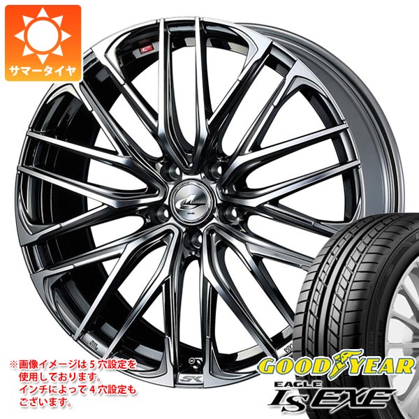 【タイヤ交換対象】サマータイヤ 215/40R17 87W XL グッドイヤー イーグル LSエグゼ レオニス SK 6.5-17 タイヤホイール4本セット