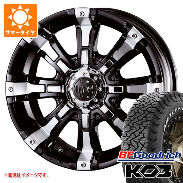 【タイヤ交換対象】NV350キャラバン E26用 サマータイヤ BFグッドリッチ オールテレーンT/A KO3 LT215/70R16 100/97S ホワイトレター クリムソン MG ビースト 6.0-16 タイヤホイール4本セット