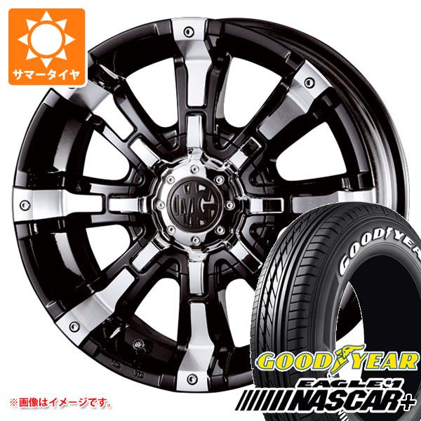 【タイヤ交換対象】ハイエース 200系用 2026年製 サマータイヤ グッドイヤー イーグル ＃1 ナスカープラス 215/65R16C 109/107R ホワイトレター クリムソン MG ビースト 7.0-16 タイヤホイール4本セット