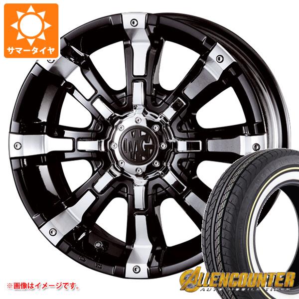 【タイヤ交換対象】NV350キャラバン E26用 サマータイヤ オーレンカウンター クラシックオーバル 215/65R16C 109/107T ホワイト/イエローリボン クリムソン MG ビースト 6.0-16 タイヤホイール4本セット