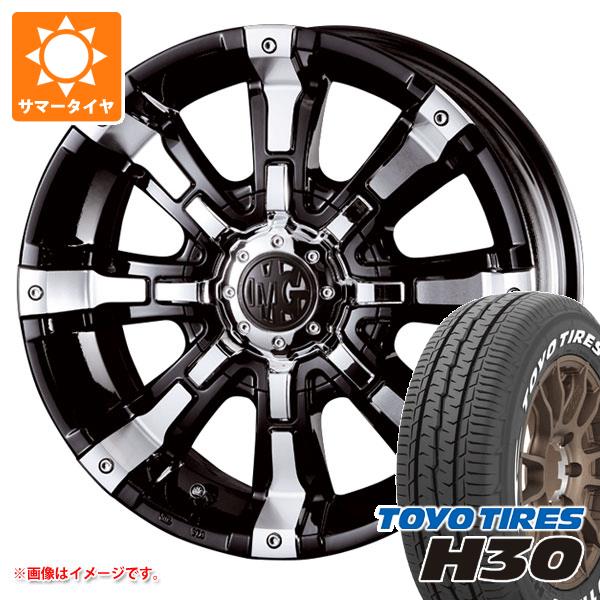 【タイヤ交換対象】NV350キャラバン E26用 サマータイヤ トーヨー H30 215/65R16 C 109/107R ホワイトレター クリムソン MG ビースト 6.0-16 タイヤホイール4本セット