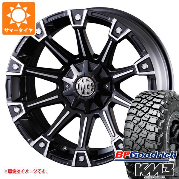 【タイヤ交換対象】5本セット ジープ ラングラー JK/JL系用 サマータイヤ BFグッドリッチ マッドテレーンT/A KM3 35x12.50R20LT 121Q クリムソン MG モンスター タイヤホイール5本セット