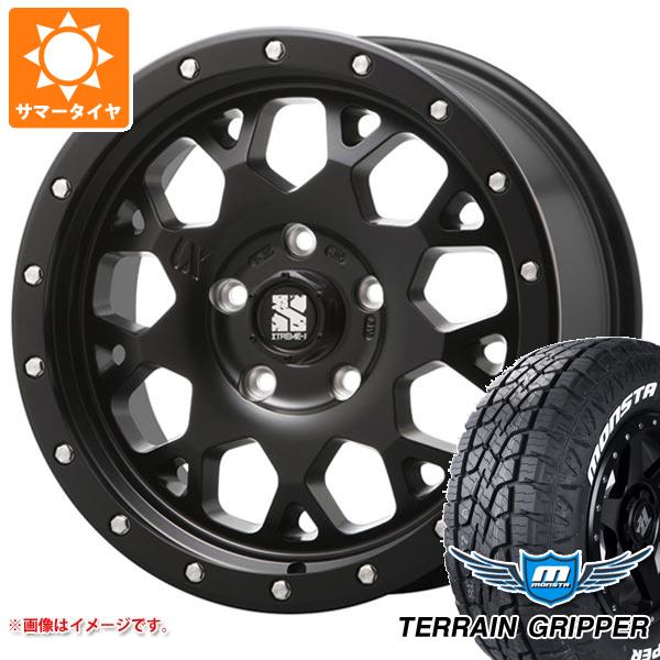 【タイヤ交換対象】5本セット FJクルーザー 10系用 サマータイヤ モンスタ テレーングリッパー 265/70R17 115T ホワイトレター MLJ エクストリームJ XJ04 8.0-17 タイヤホイール5本セット