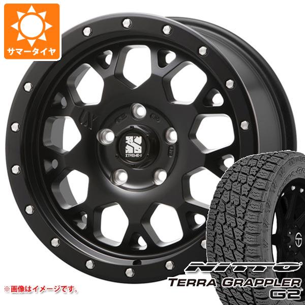 【タイヤ交換対象】ハイラックス 120系用 サマータイヤ ニットー テラグラップラー G2 285/50R20 116S XL MLJ エクストリームJ XJ04 8.5-20 タイヤホイール4本セット