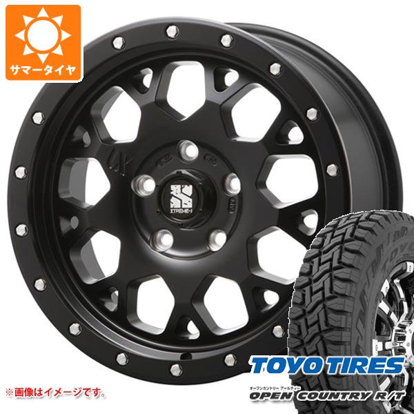 【タイヤ交換対象】デリカD:5用 サマータイヤ トーヨー オープンカントリー R/T 225/65R17 102Q ブラックレター MLJ エクストリームJ XJ04 7.0-17 タイヤホイール4本セット