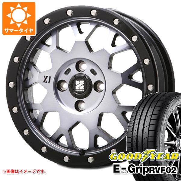 【タイヤ交換対象】サマータイヤ 165/60R15 77H グッドイヤー エフィシエントグリップ RVF02 MLJ エクストリームJ XJ04 4.5-15 タイヤホイール4本セット