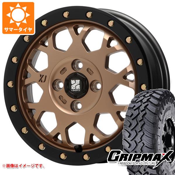 【タイヤ交換対象】サマータイヤ 185R14 102/100Q グリップマックス マッドレイジ M/T ホワイトレター MLJ エクストリームJ XJ04 4.5-14 タイヤホイール4本セット