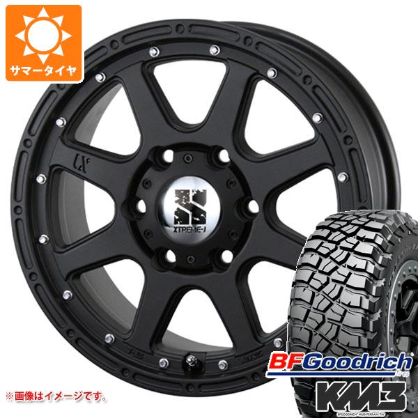 【タイヤ交換対象】トライトン LC2T用 サマータイヤ BFグッドリッチ マッドテレーンT/A KM3 LT265/65R17 120/117Q MLJ エクストリームJ 7.5-17 タイヤホイール4本セット