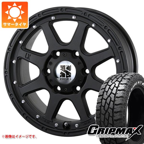 【タイヤ交換対象】T32エクストレイル用 サマータイヤ グリップマックス マッドレイジ R/T MAX LT225/70R16 102/99R ホワイトレター MLJ エクストリームJ 7.0-16 タイヤホイール4本セット