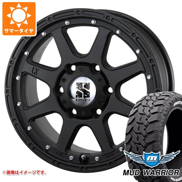 【タイヤ交換対象】CX-5 KE/KF系用 サマータイヤ モンスタ マッドウォーリアー LT235/70R16 104/101Q ホワイトレター MLJ エクストリームJ 7.0-16 タイヤホイール4本セット