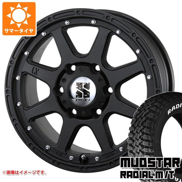 【タイヤ交換対象】RAV4 50系用 サマータイヤ マッドスター ラジアル M/T 225/70R16 103S ホワイトレター MLJ エクストリームJ 7.0-16 タイヤホイール4本セット