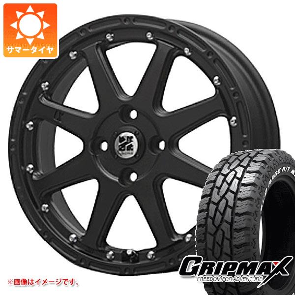 【タイヤ交換対象】キャリイ DA16T用 サマータイヤ グリップマックス マッドレイジ R/T MAX 165/65R14 79S ブラックレター MLJ エクストリームJ 4.5-14 タイヤホイール4本セット