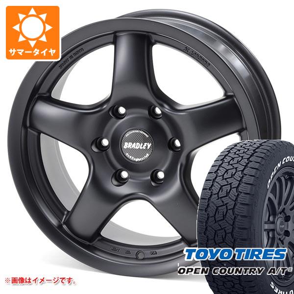 【タイヤ交換対象】5本セット FJクルーザー 10系用 サマータイヤ トーヨー オープンカントリー A/T3 LT285/70R17 116/113Q ホワイトレター ブラッドレー パイ 8.0-17 タイヤホイール5本セット