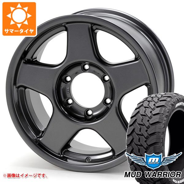【タイヤ交換対象】ランドクルーザー プラド 150系用 サマータイヤ モンスタ マッドウォーリアー LT265/60R18 119/116Q ホワイトレター ブラッドレー V 8.5-18 タイヤホイール4本セット
