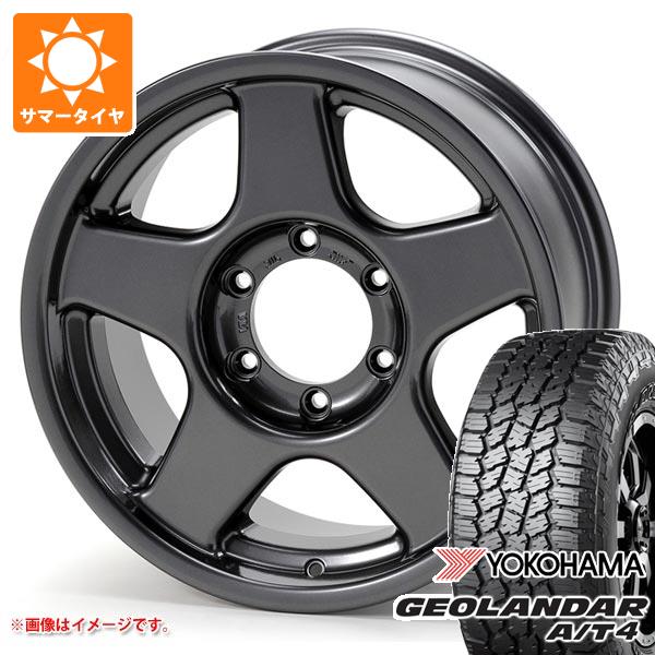トヨタ ランドクルーザー プラド 150系用 サマータイヤ ヨコハマ ジオランダー A/T4 G018 LT265/60R18 119/116S ブラックレター ブラッドレー V 8.5-18 タイヤホイール4本セット
