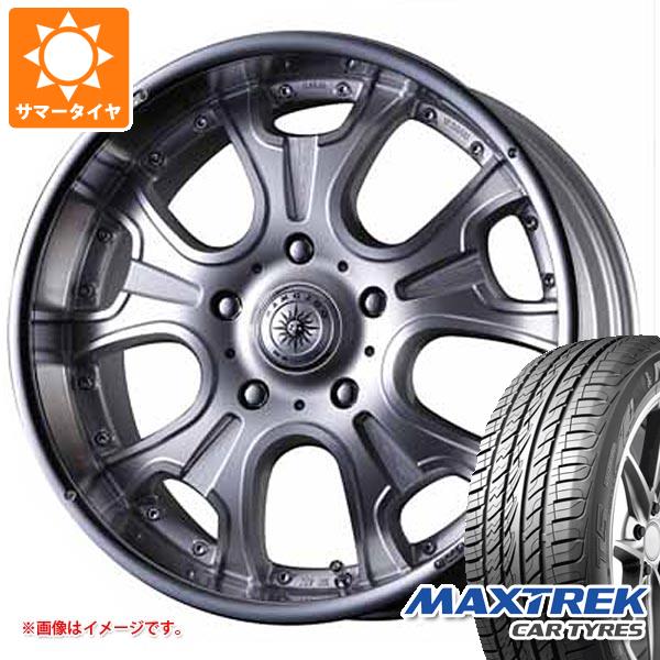 【タイヤ交換対象】ランドクルーザー プラド 150系用 サマータイヤ マックストレック フォルティス T5 275/55R20 117V XL クリムソン ヘラクレス モノブロック F/A 8.5-20 タイヤホイール4本セット