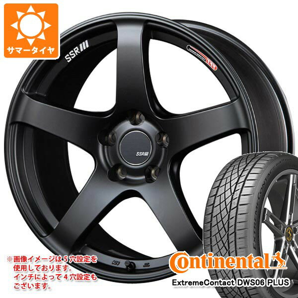 【タイヤ交換対象】サマータイヤ 245/40R19 98Y XL コンチネンタル エクストリームコンタクト DWS06 プラス SSR GTV01 8.5-19 タイヤホイール4本セット