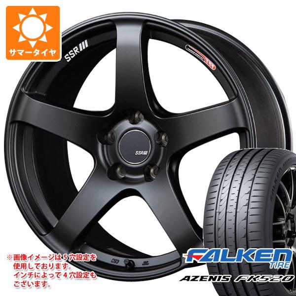 【タイヤ交換対象】サマータイヤ 245/35R19 93Y XL ファルケン アゼニス FK520L SSR GTV01 8.5-19 タイヤホイール4本セット